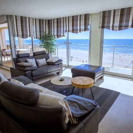 Un appartement face à la mer, en plein centre de Valras