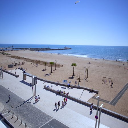 Un appartement face à la mer, en plein centre de Valras